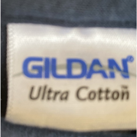 Gildan Men M Ultra Cotton Navy Graphic NRA Second Amendment Short-Sleeve Tee - Picture 4 of 4